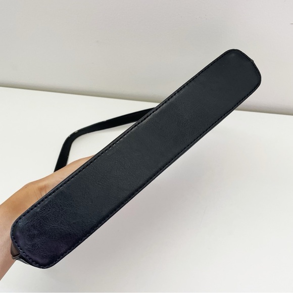 Vintage retro y2k baguette bag purse shoulder bag faux leather 90s rectangle - Picture 13 of 15